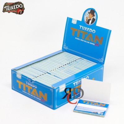 TUXEDO TITAN DOUBLE WIDE PAPER BLUE 50CT/ DISPLAY